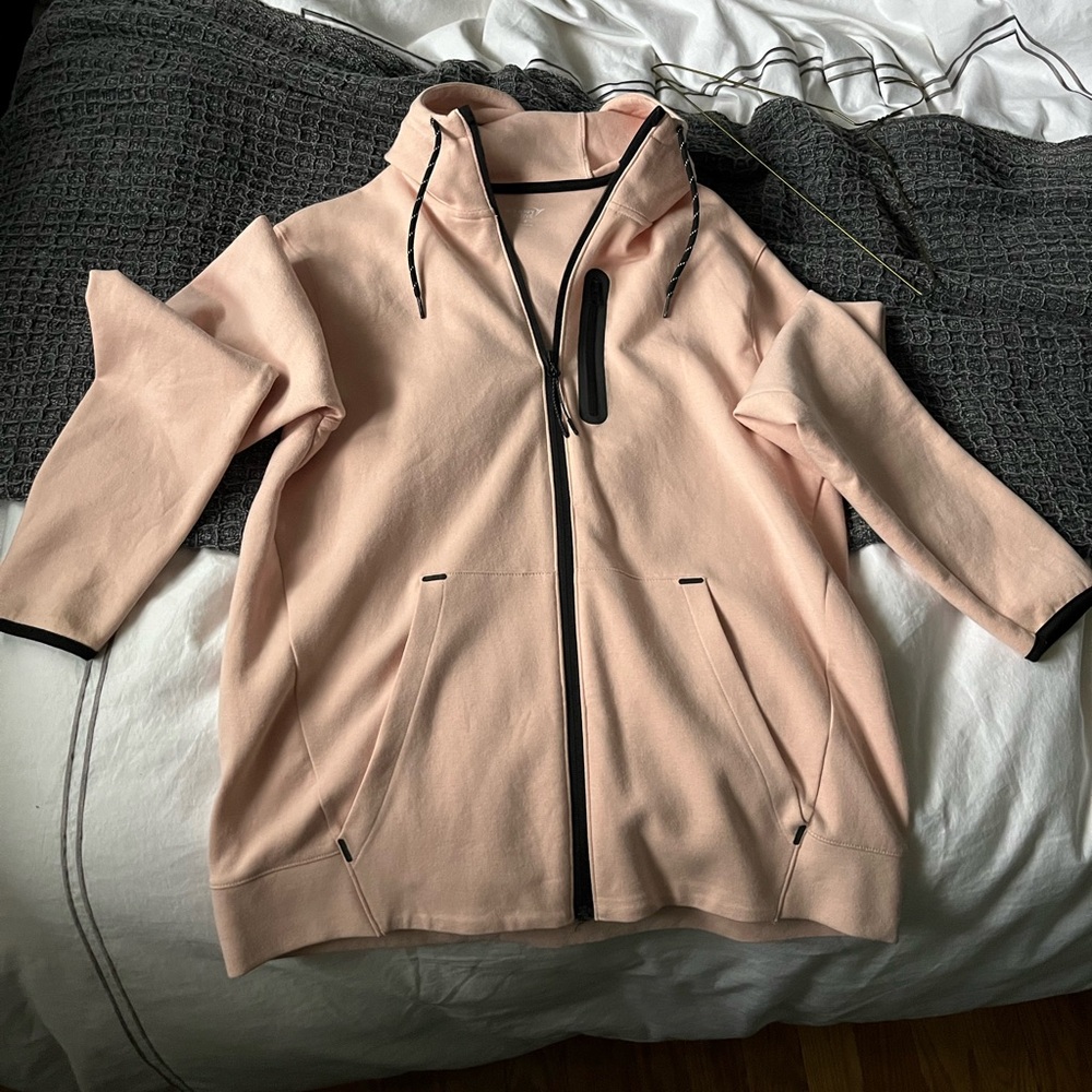 Men’s Old Navy Pink Active Zip Up Sweater Size Medium
